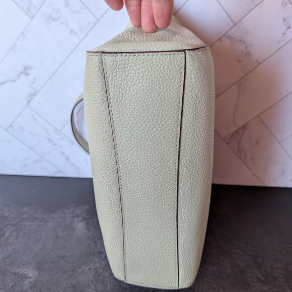 Coach Pebbled Leather Satchel with Strap & Bow Charm F28993 - Picture 8 of 16